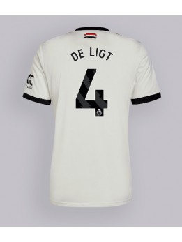 Manchester United Matthijs de Ligt #4 Ausweichtrikot 2024-25 Kurzarm